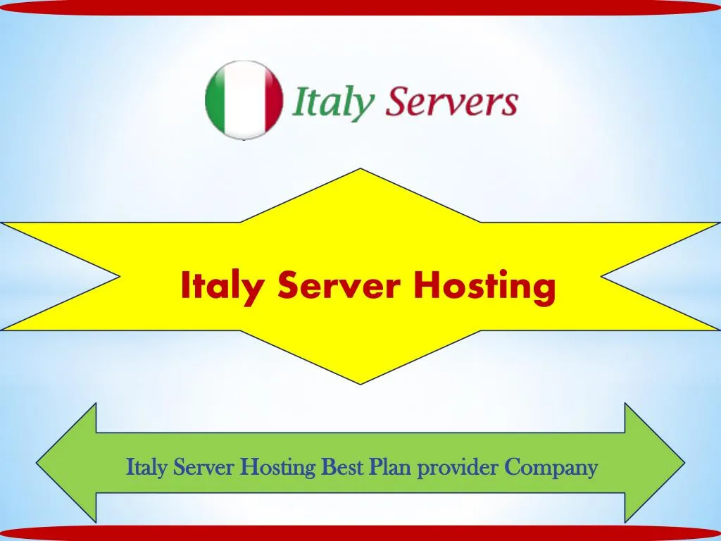 italy server hosting