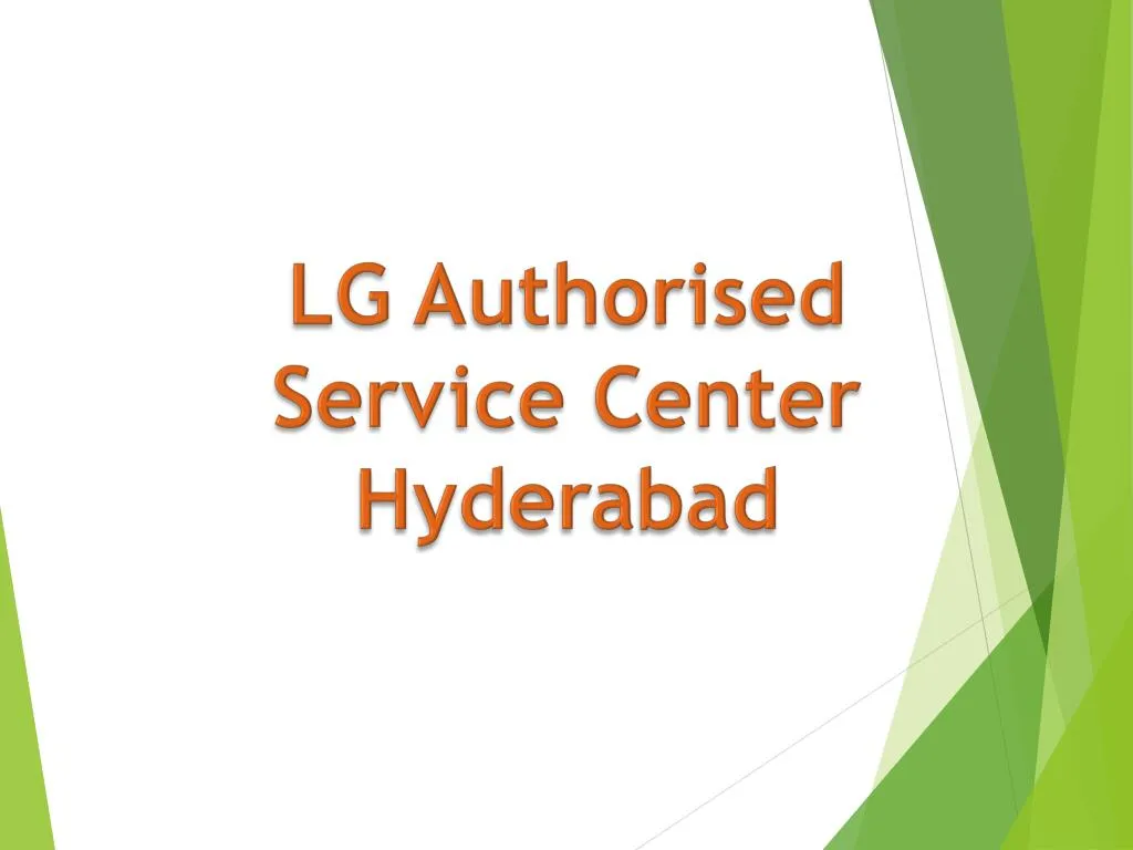 lg authorised service center hyderabad
