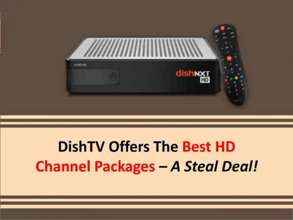 DishTV Offers The Best HD Channel Packages - A Steal Deal!