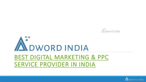 Adword India | Best PPC Service Provider in India