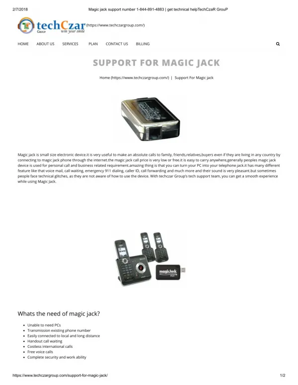 magic jack customer service 1844-891-4883