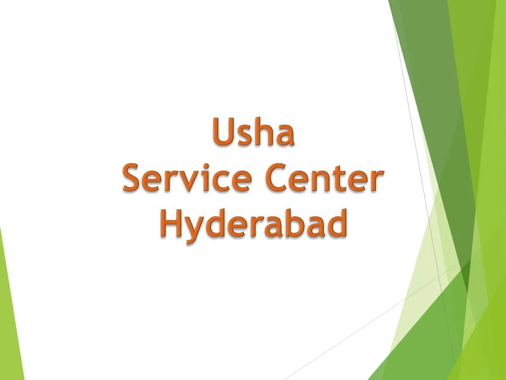 usha service center hyderabad