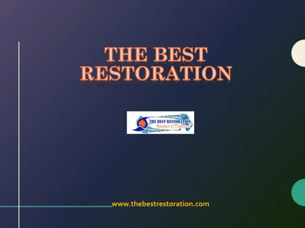 Carpet Cleaning Services in Gainesville FL - The Best Restoration