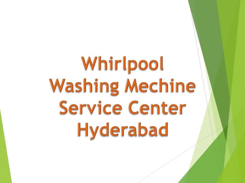 whirlpool washing mechine service center hyderabad