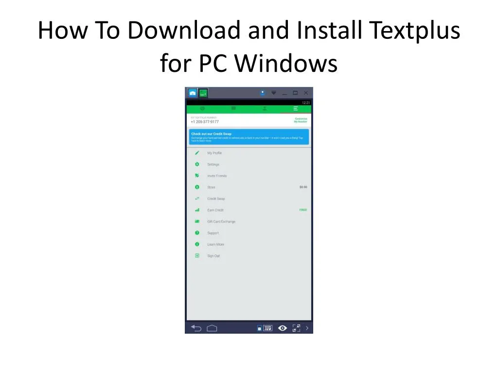 how to download and install textplus for pc windows