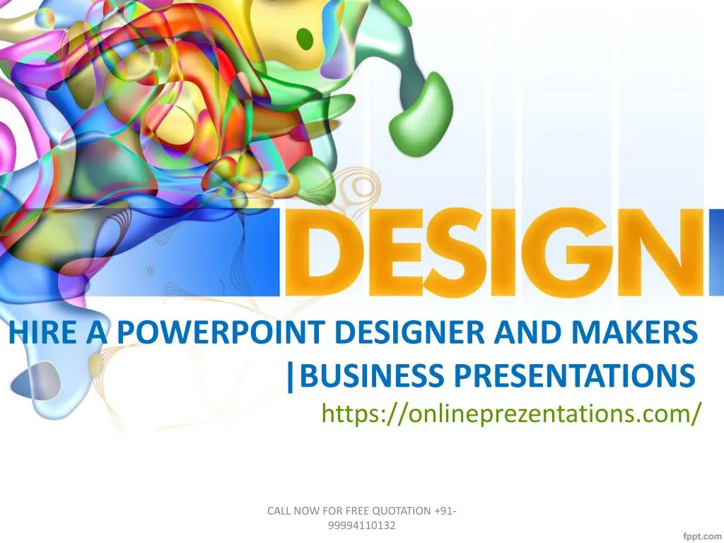 hire a powerpoint designer and makers business presentations