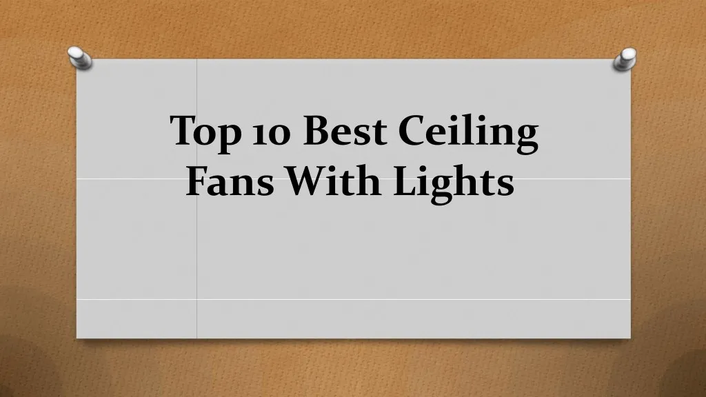 top 10 best ceiling fans with lights