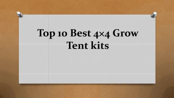 Top 10 best 4×4 grow tent kits