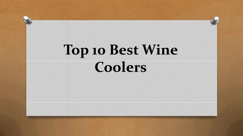 top 10 best wine coolers