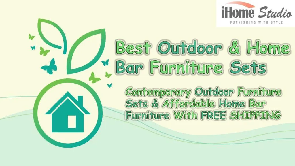 best outdoor home bar furniture sets