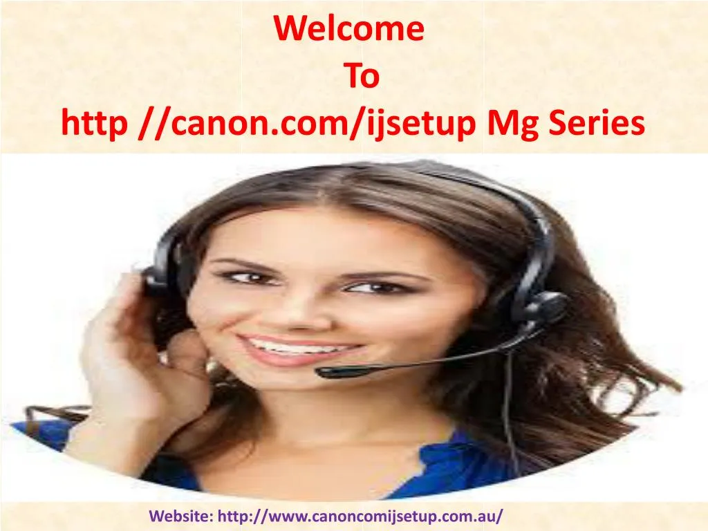 welcome to http canon com ijsetup mg series