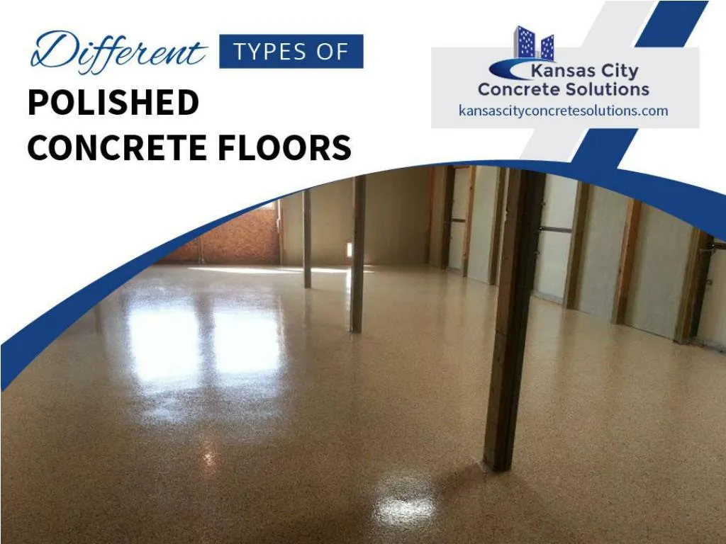 different types of polished concrete floors