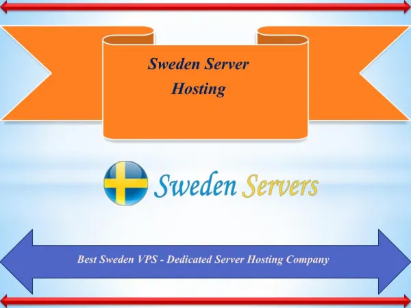 Cheapest Sweden Dedicated and VPS Server Hosting Price