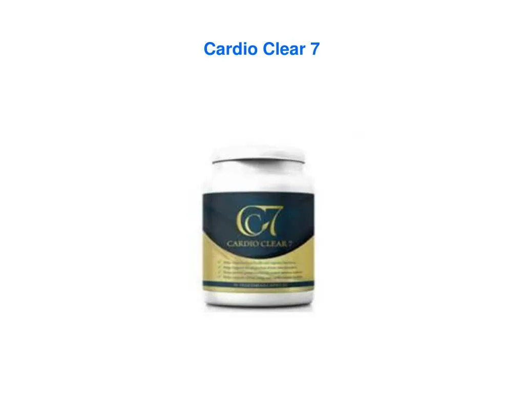 cardio clear 7