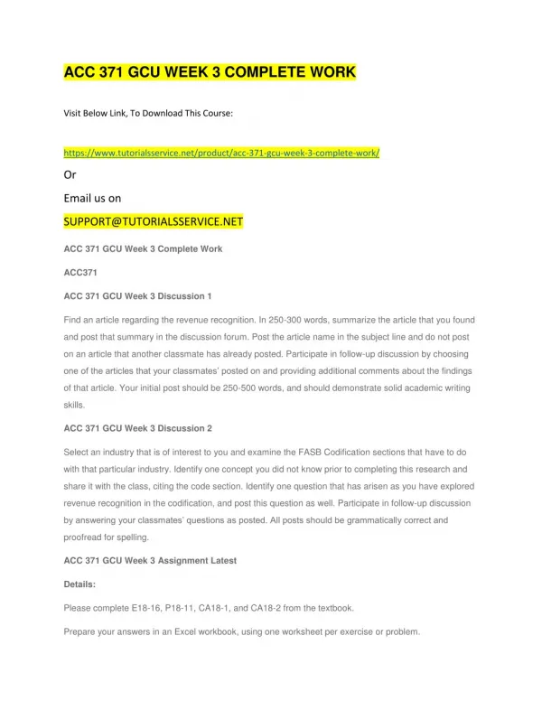 acc 371 gcu week 3 complete work
