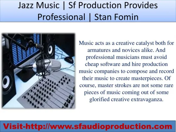 Audio Post Production Companies,Production Music Companies,Music Production House