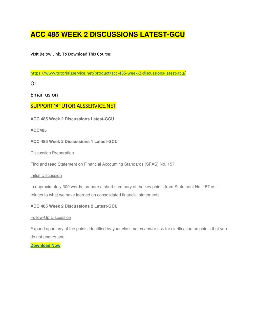 acc 485 week 2 discussions latest gcu