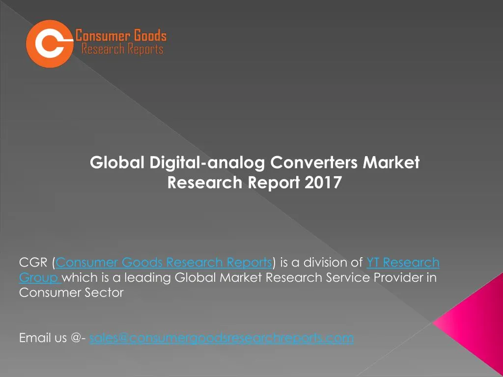 global digital analog converters market research