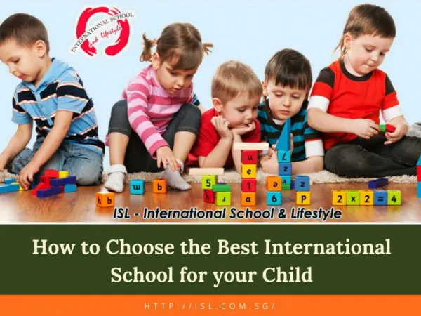How to Choose the Best International School for your Child