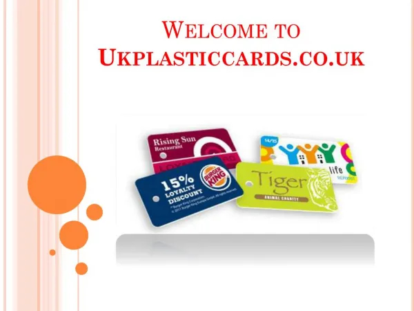 Top Plastic Card Manufacturers & Printing Company UK | UK Plastic Cards