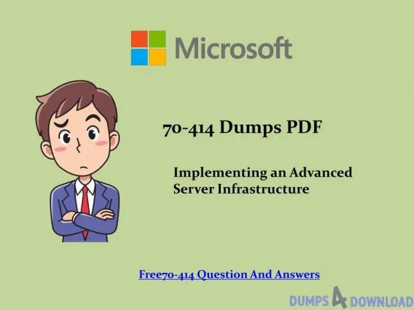 Microsoft Exam 70-414 Implementing an Advanced Server - Dumps4Download