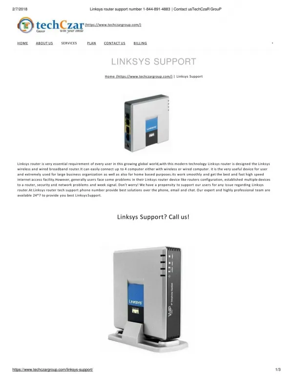 linksys customer service 1844-891-4883 tech support