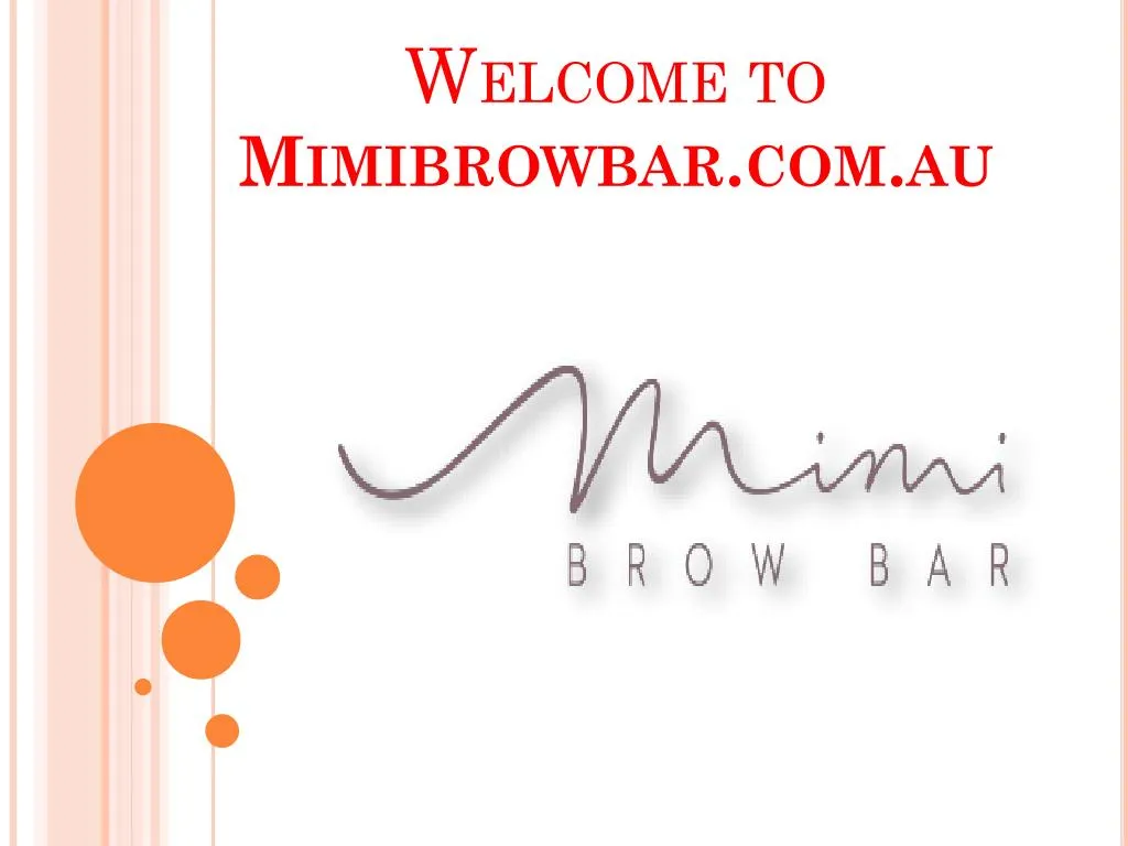 w elcome to mimibrowbar com au