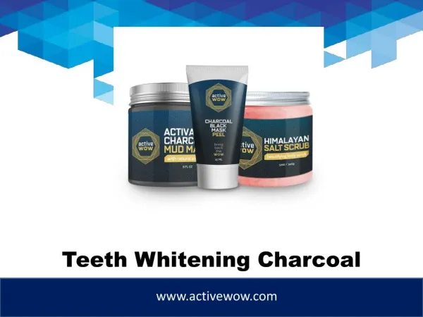 Charcoal teeth whitening