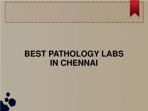 complete blood count test lab in Chennai