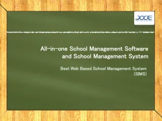 Make School Smart Through School Management Software - slide 1