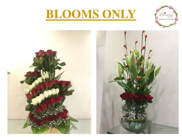 Beautiful Flower Arrangements for Valentine's day Special â€“ Blooms Only