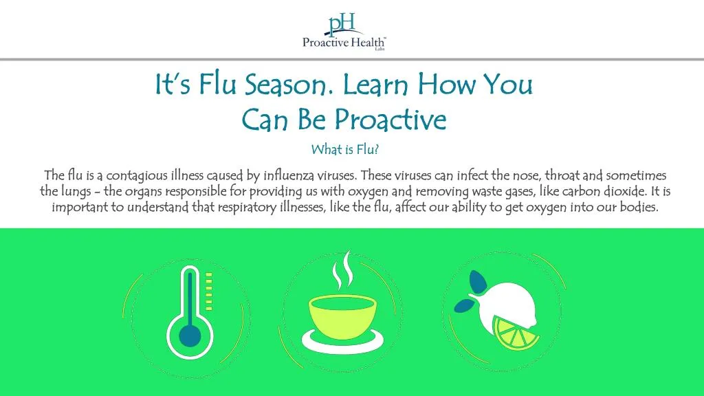 it s flu season learn how you can be proactive