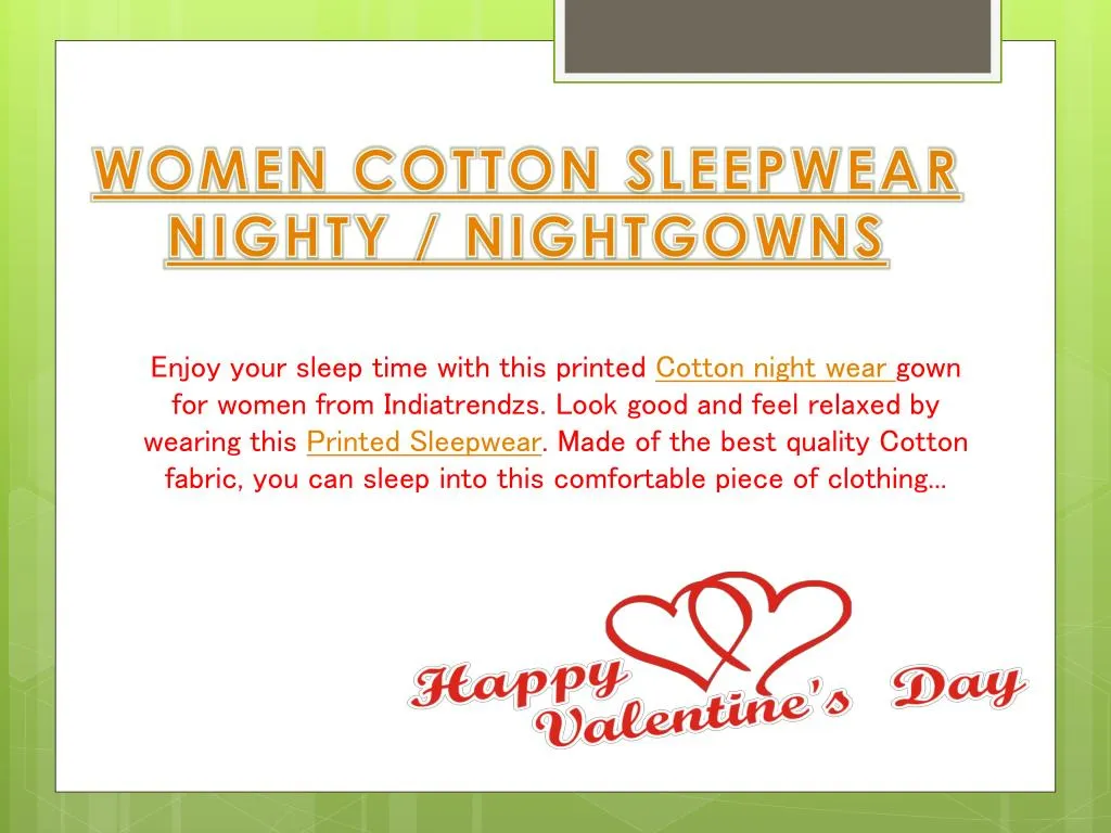 women cotton sleepwear nighty nightgowns