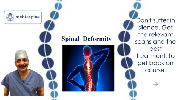 Dr Jwalant Mehta-Spinal Deformity and treatment - Mehta spine UK