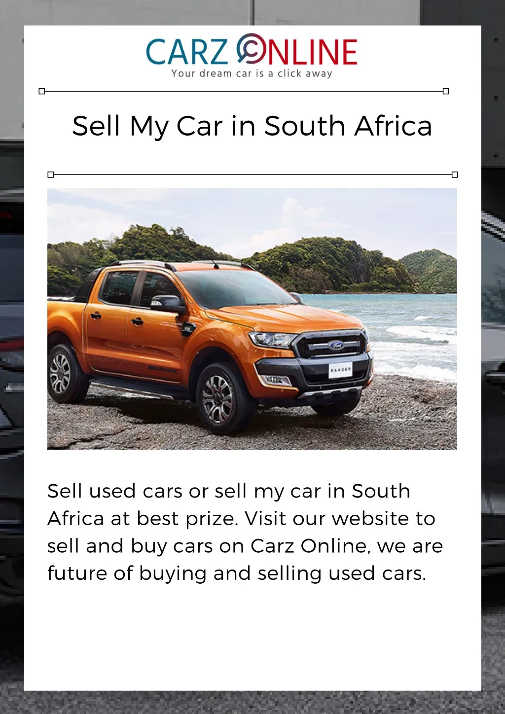 sell my car in south africa