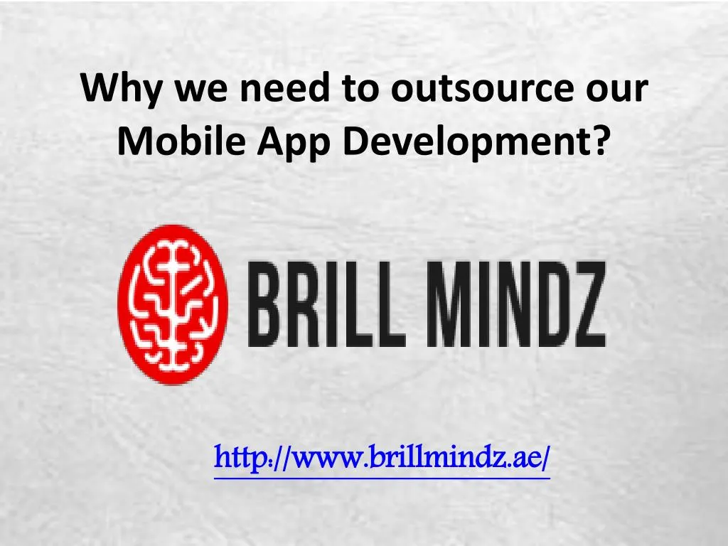why we need to outsource our mobile app development