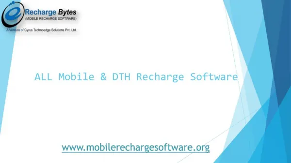 Unique Online Mobile Recharge API Provider in India