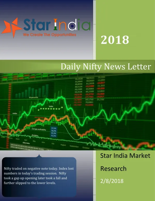 Star India Market Research: Stock And Commodity Advisory Company