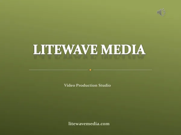 Florida based Film Studios - Litewave Media