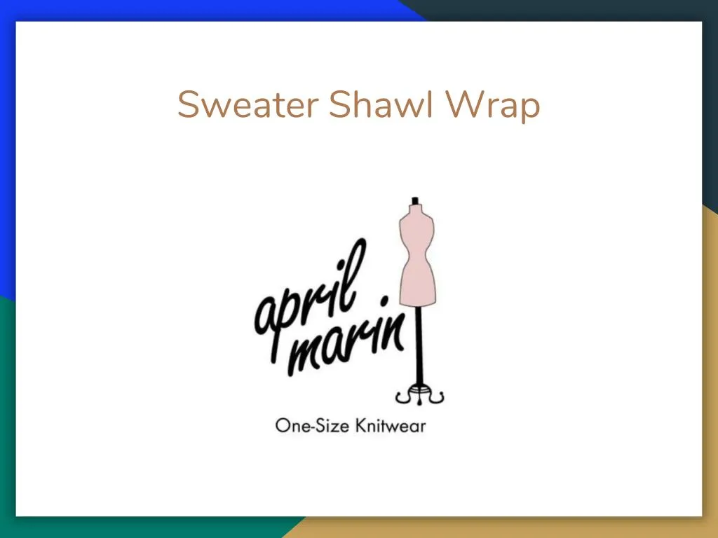 sweater shawl wrap