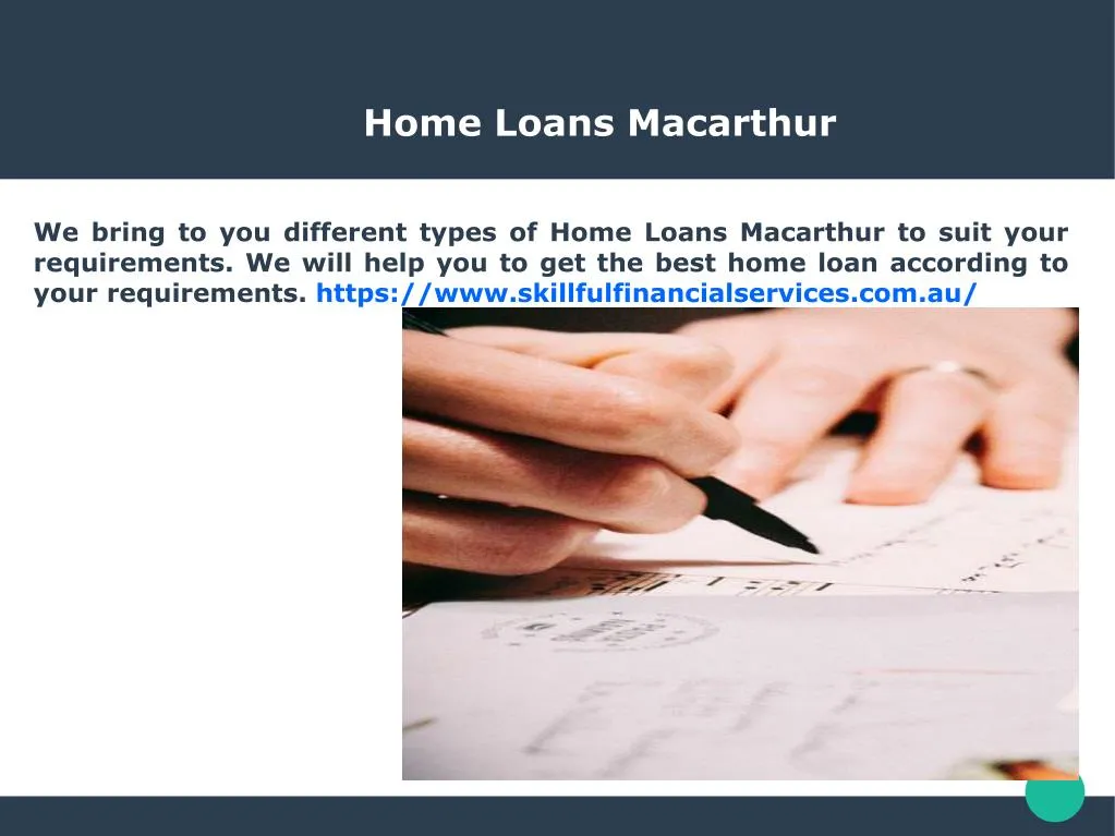 home loans macarthur