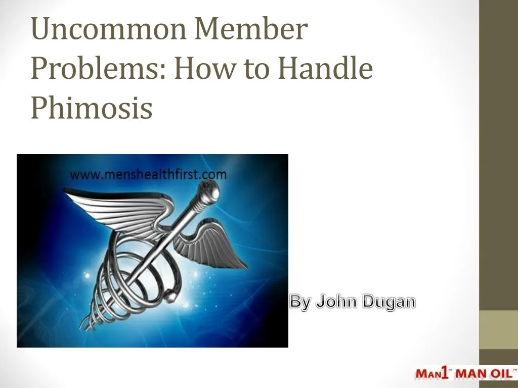 uncommon member problems how to handle phimosis
