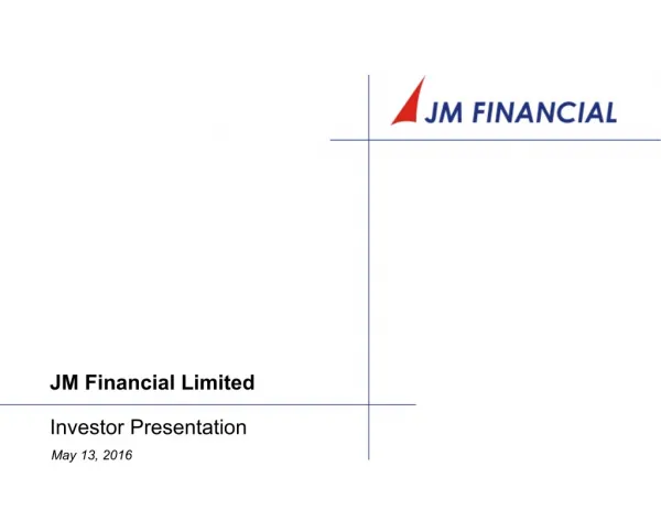 Asset Reconstruction Company India - JMFL