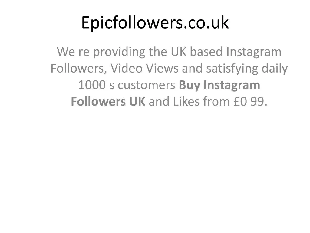 epicfollowers co uk