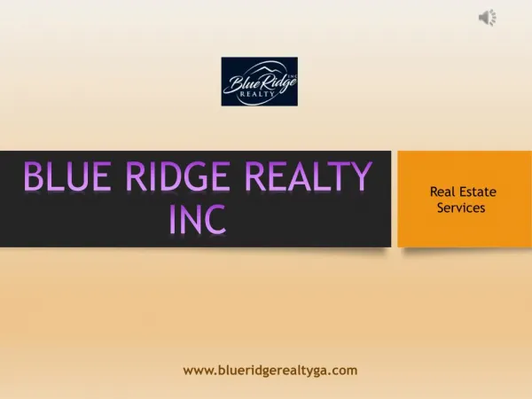 North GA Mountain Area Realty Services - Blue Ridge Realty Inc