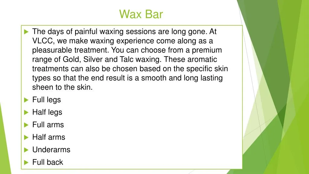 wax bar