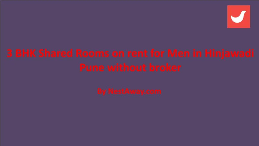 3 bhk shared rooms on rent for men in hinjawadi