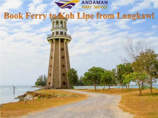 Book Ferry to Koh Lipe from Langkawi