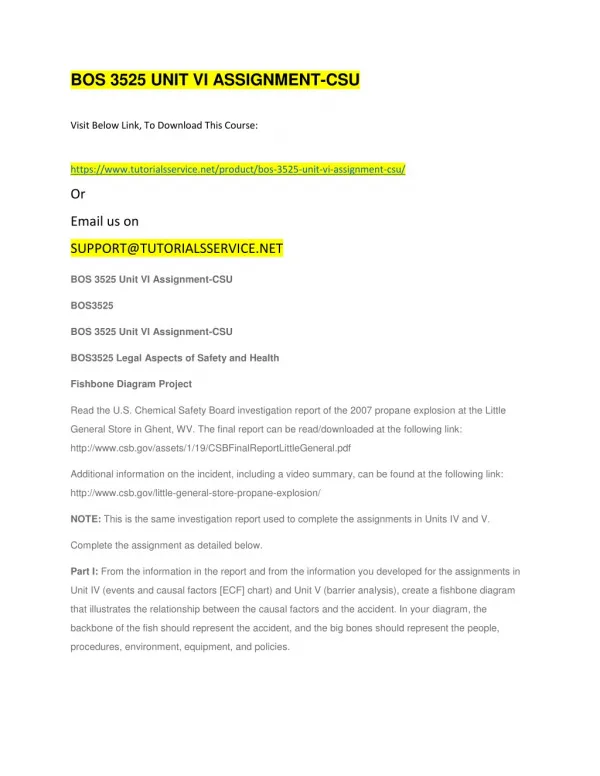 bos 3525 unit vi assignment csu