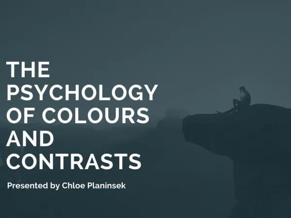 The Psychology of Colours and Contrasts